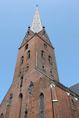 Fototapeta na wymiar Petri Kirche in Hamburg, Deutschland