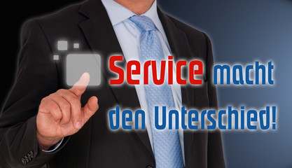 Service macht den Unterschied