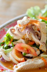 mixed spicy salad