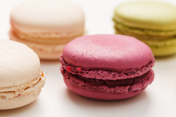 Tasty colorful macaroon