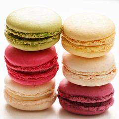 Tasty colorful macaroon