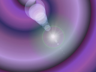 紫の螺旋宇宙と新星