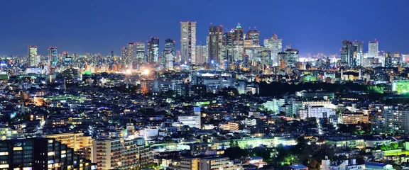 Fotobehang Tokio Panorama © SeanPavonePhoto