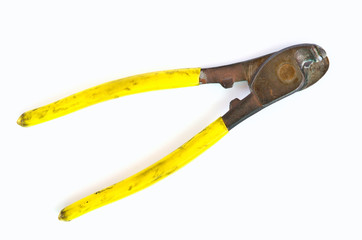 Obraz premium old Pliers on white background