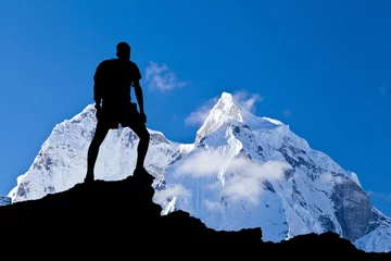 Photo sur Plexiglas Ama Dablam Himalayas landscape, Mount Ama Dablam