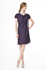 Portrait of a styled professional model-full body