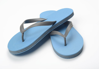 Chanclas azules