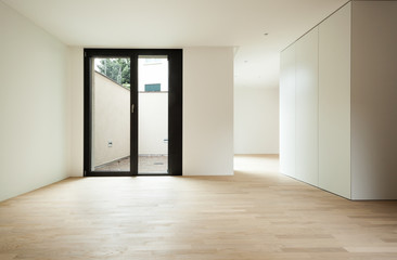 interior new house, veranda view from the hall