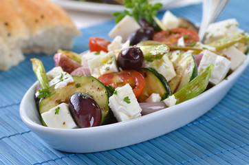 Mediterranes Gemüse mit Fetakäse