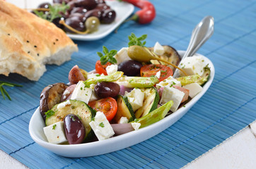 Griechisches Gemüse mit Feta