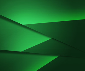 Fototapeta na wymiar Green Layers Background