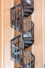 Spiral staircase.