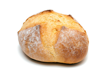 bread isolated on white background
