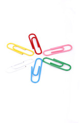 colorfull paper clips
