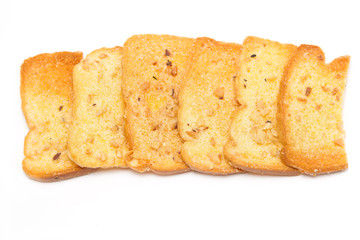 Crispy garlic bread