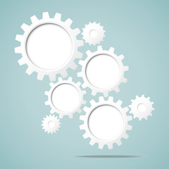 Abstract Background White Gears