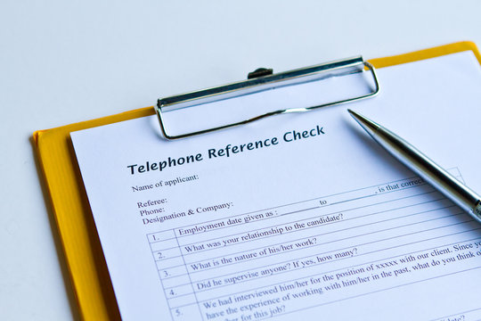 Employee Reference Check Form