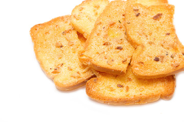 Crispy garlic bread