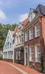 Fototapeta na wymiar Stare domy w centrum Leer, Niemcy