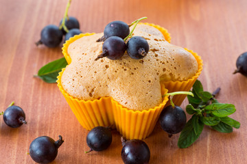 muffins with currants
