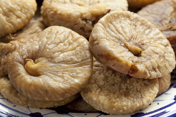 Dried figs on a dish