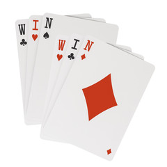 Win Win Situation Playing Cards