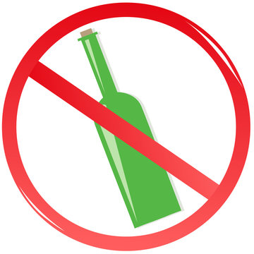 sign prohibiting drink