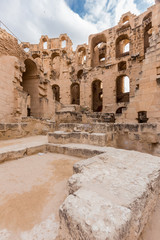 ancient colosseum in El Jem, Tunisia - 54267225