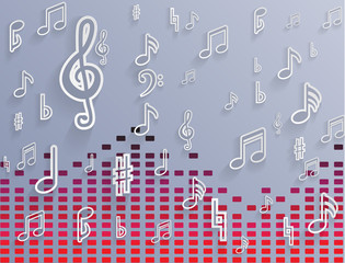 Abstract music background