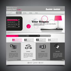 website template design