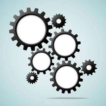 Abstract Background Black Gears