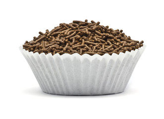 sprinkles in a cupcake form