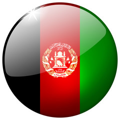 Afghanistan Round Glass realistic Button