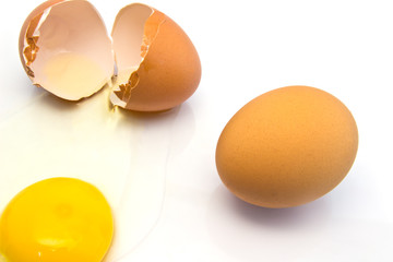 brown eggs