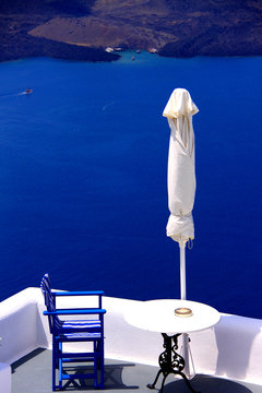 Santorin, &icirc;le grecque des Cyclades en Gr&egrave;ce