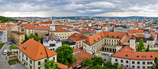 Fototapeta premium Panorama of Brno, Czech Republic