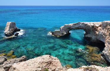 Rock arch. Ayia Napa, Cyprus