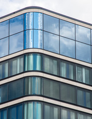 Geb&auml;udefassade in der Hafencity Hamburg