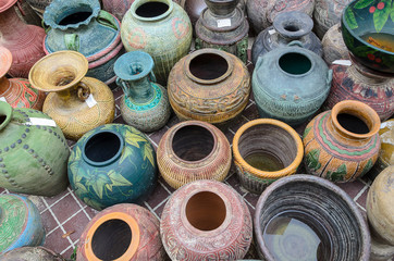Thai style clay pot