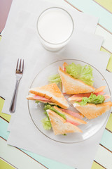chicken ham Sandwich