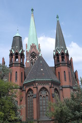 Fototapeta premium Apostel-Paulus-Kirche in Berlin-Schöneberg
