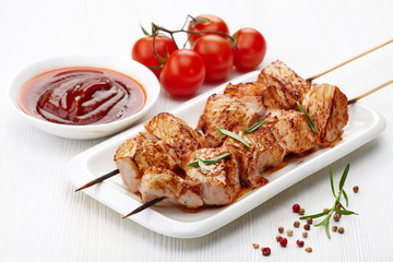 grilled pork meat