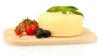 cheese mozzarella with vegetables