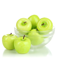 Decorative aroma candles isolated on white