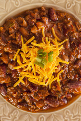 Spicy Homemade Chili Con Carne Soup