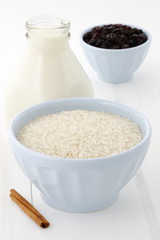 Rice pudding ingredients