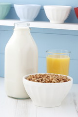 Delicious healthy crunchy cereal