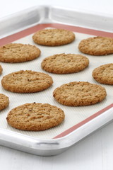 Fresh baked oatmeal cookies