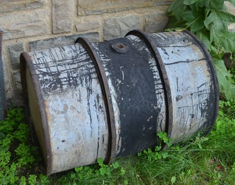 Old tar barrel
