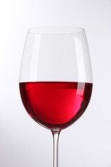 Glass of wine close-up